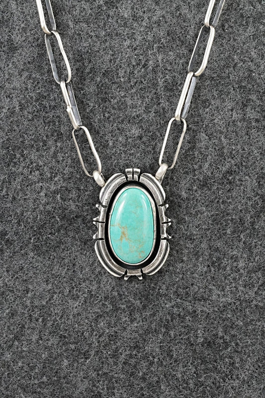 Turquoise & Sterling Silver Necklace - Daniel Benally