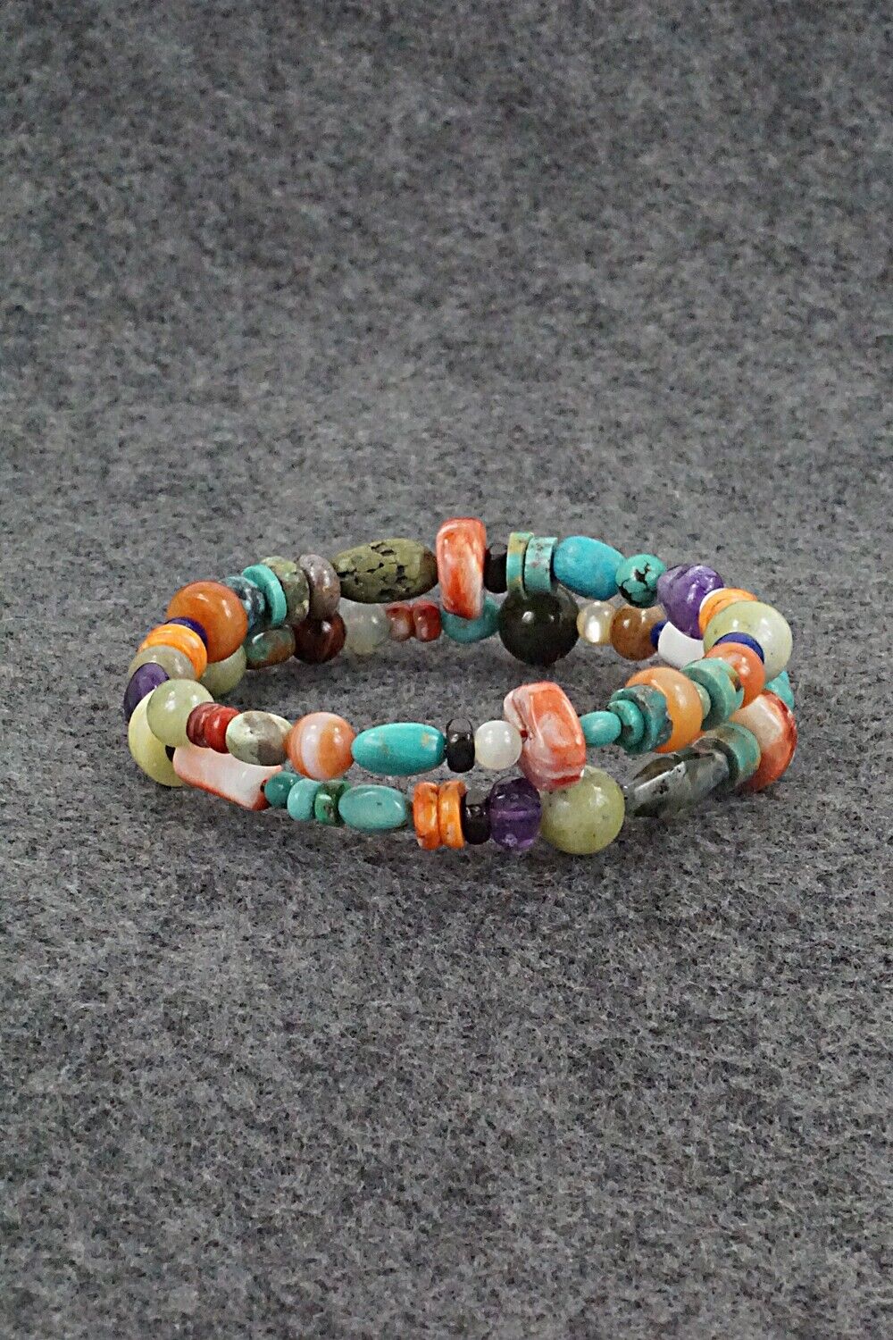 Multi-Stone Beaded Bracelet - Helen Tsosie