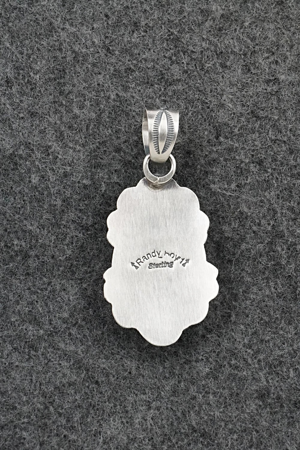 Turquoise & Sterling Silver Pendant - Randy Boyd