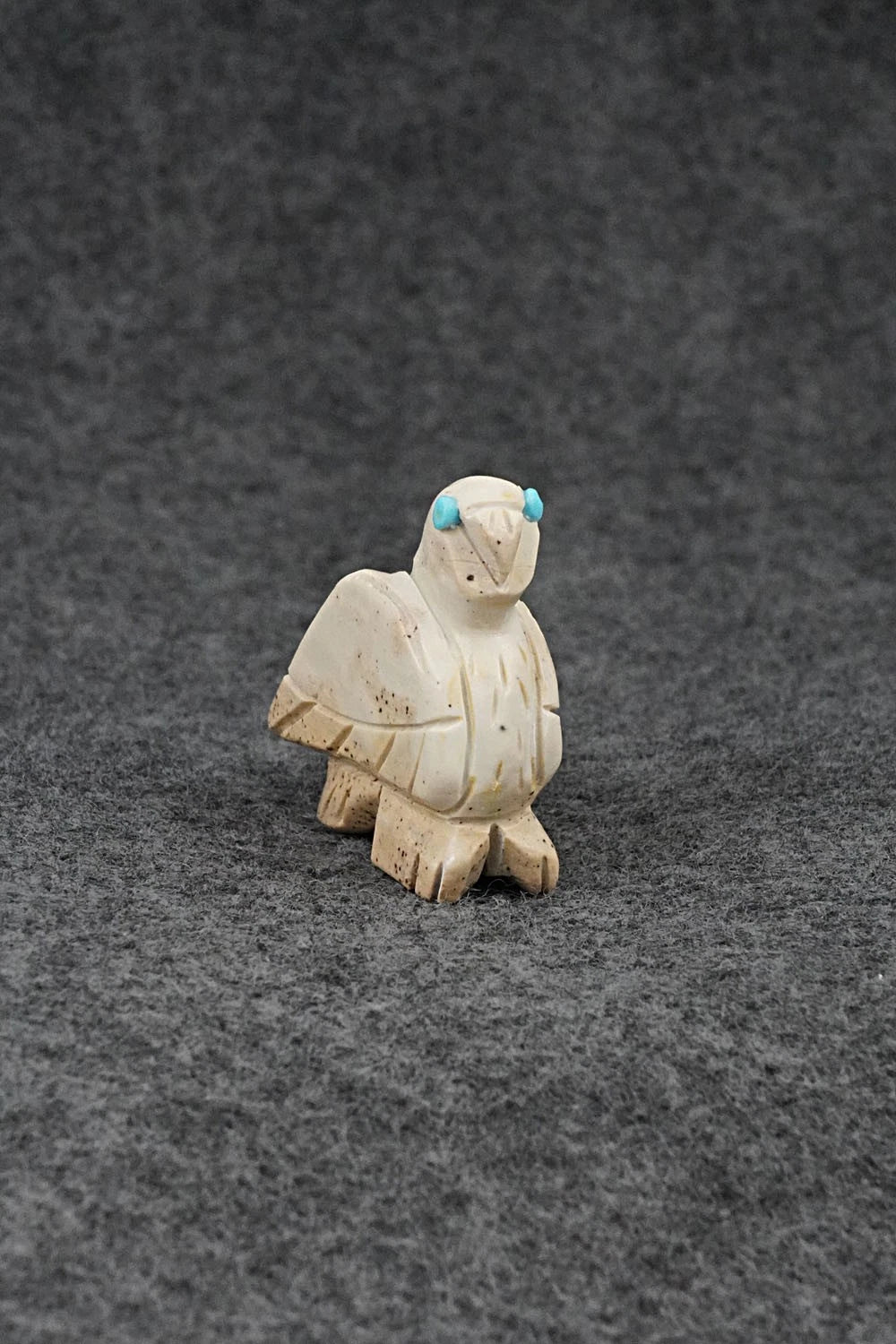 Eagle Zuni Fetish Carving - Cody Chavez
