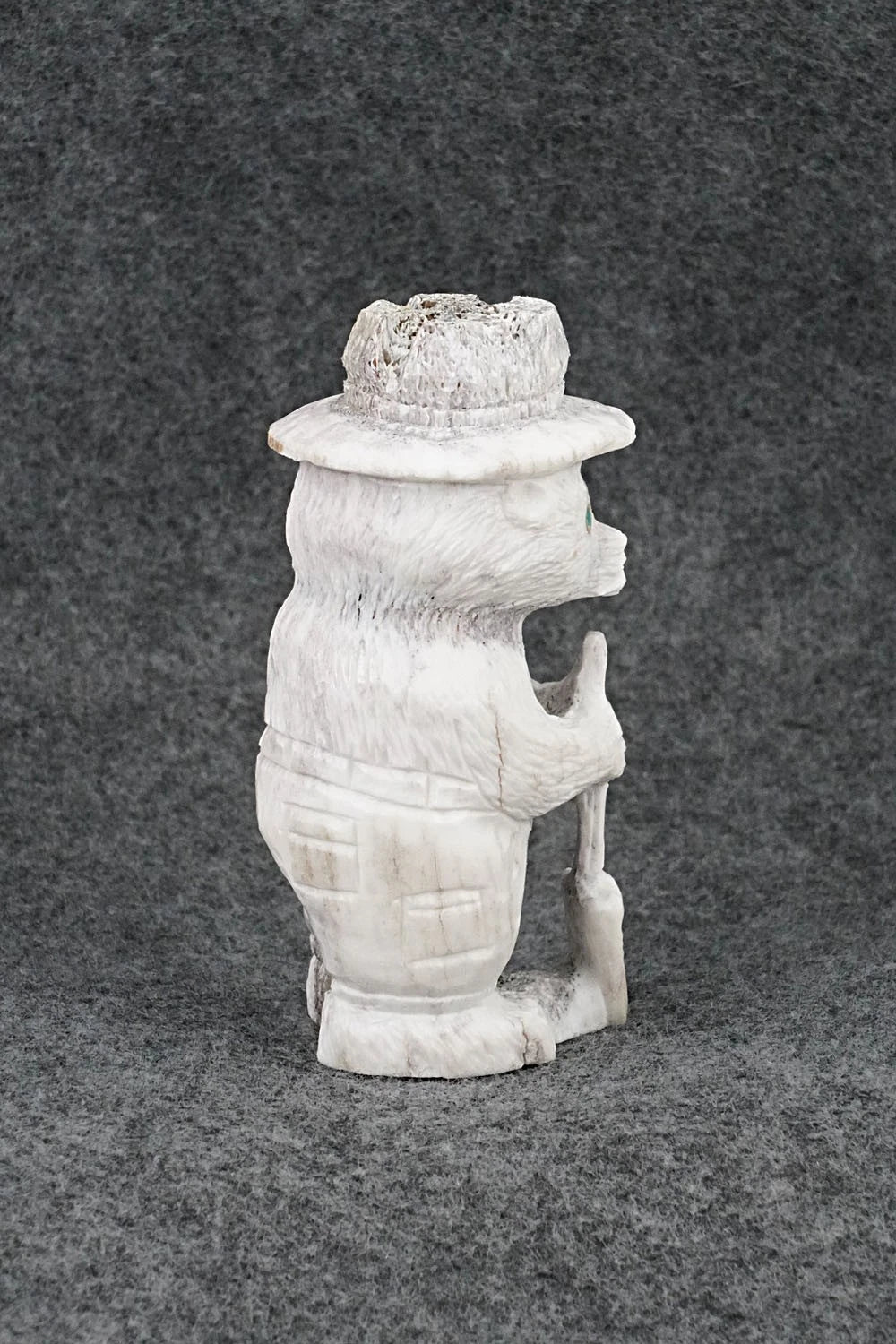 Smokey Bear Zuni Fetish Carving - Chris Peina