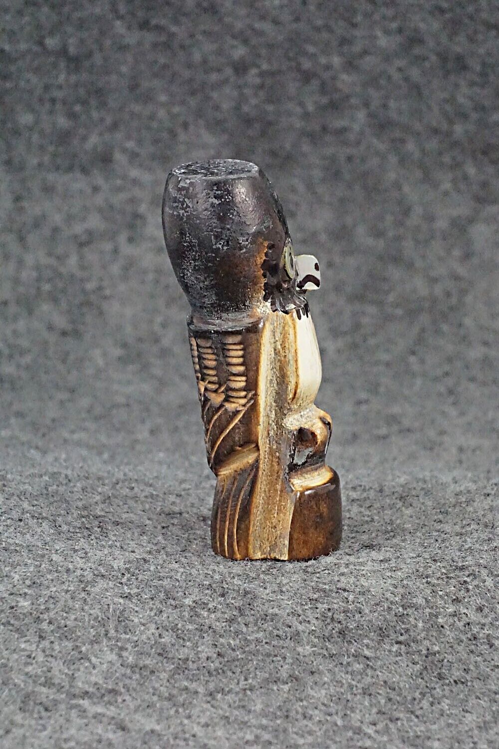 Owl Zuni Fetish Carving - Craig Haloo