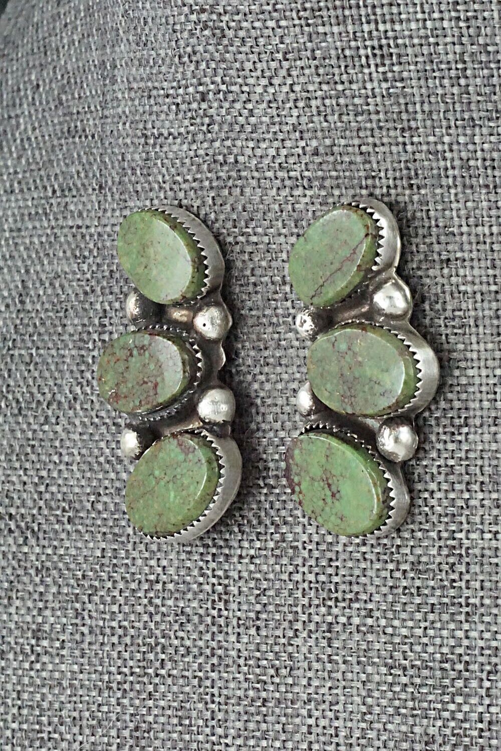 Turquoise & Sterling Silver Earrings - Selina Warner