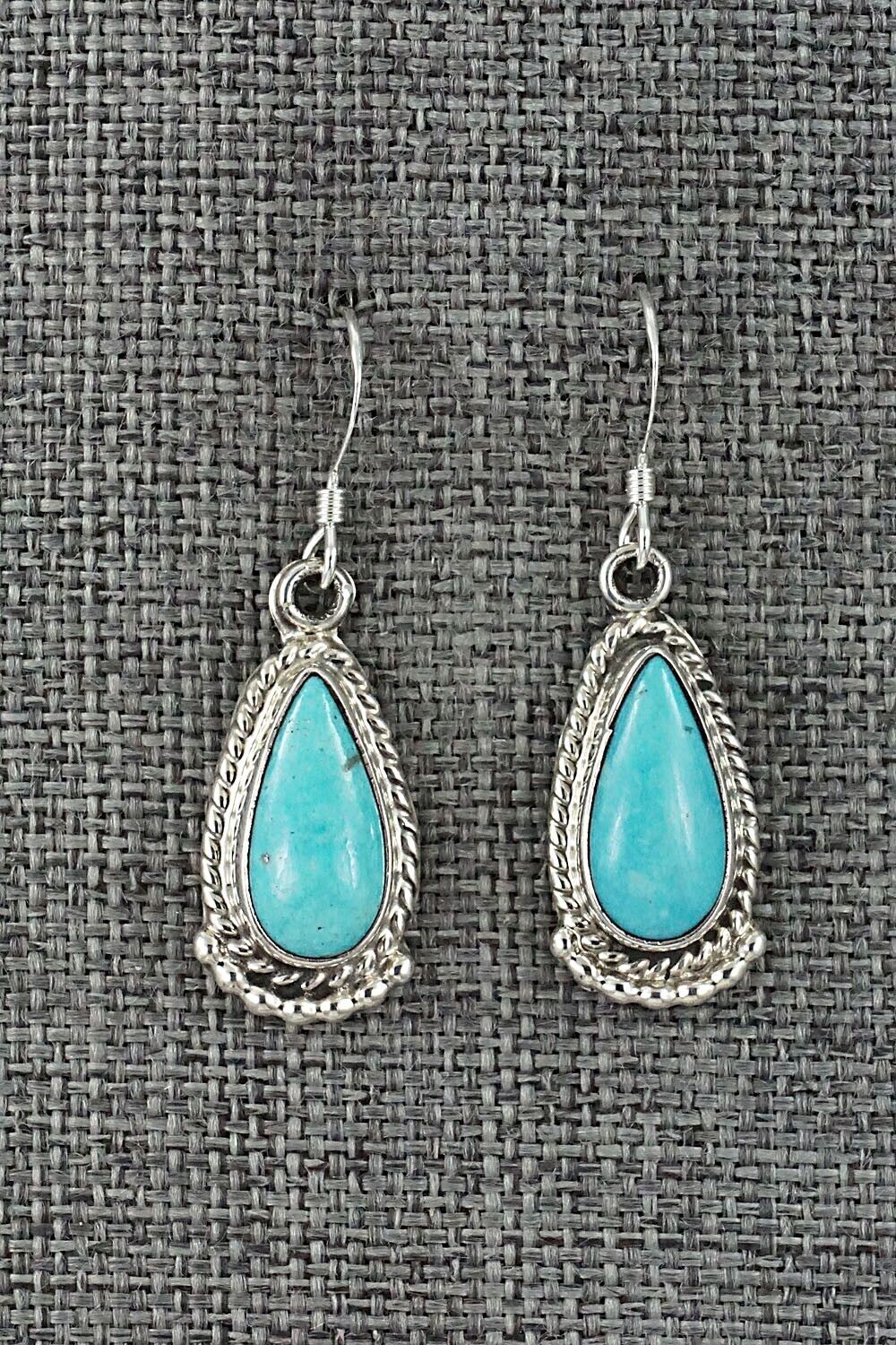 Turquoise and Sterling Silver Earrings - Sharon McCarthy