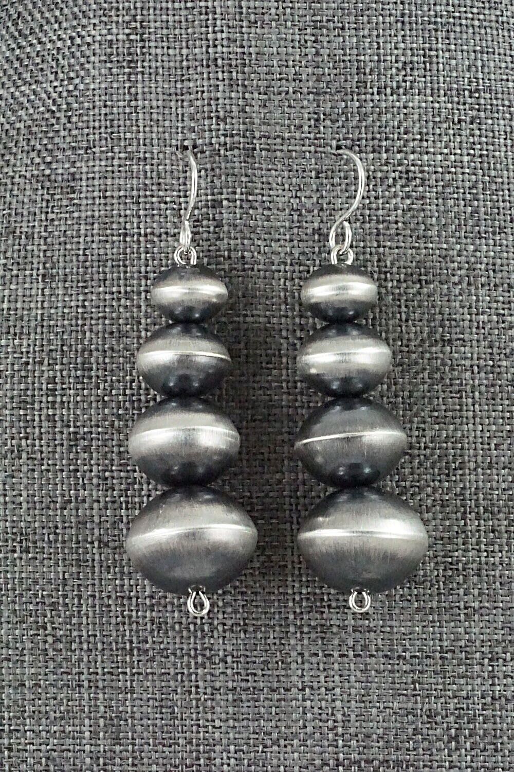 Sterling Silver Navajo Pearl Earrings - Tonisha Haley