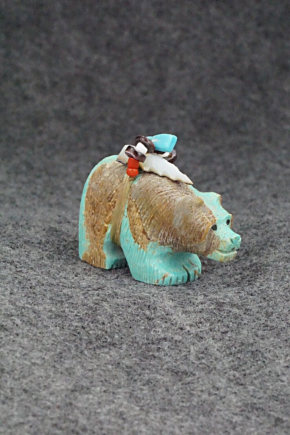 Bear Zuni Fetish Carving - Douglas Martza