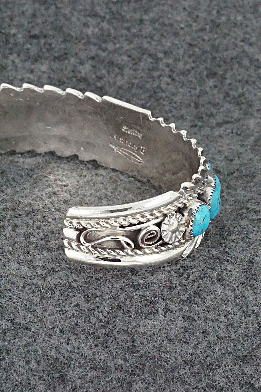 Turquoise & Sterling Silver Bracelet - Anthony Brown
