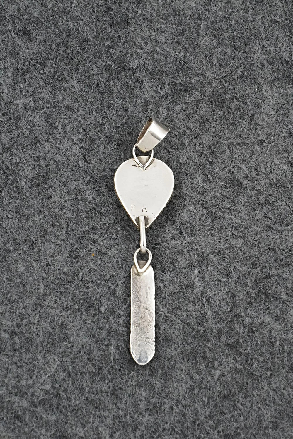 Turquoise & Sterling Silver Pendant - Priscilla Reeder