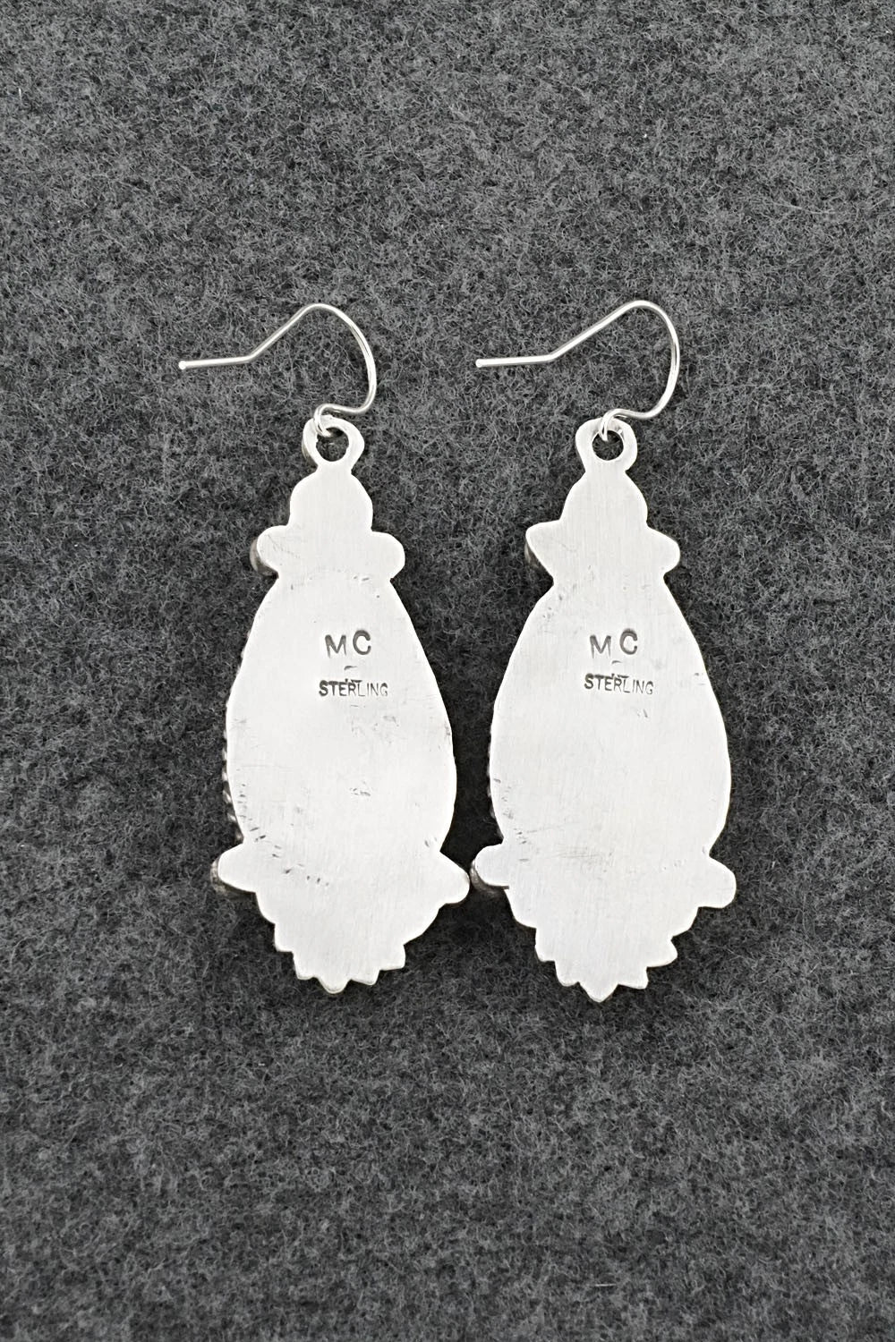 Turquoise & Sterling Silver Earrings - Michael Calladitto