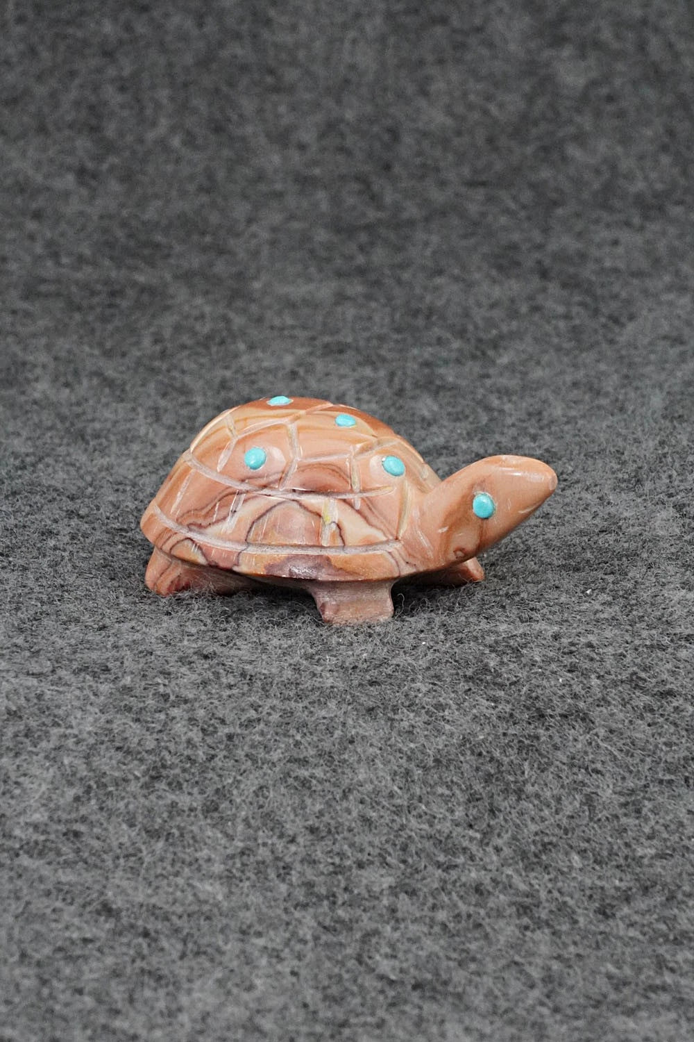 Turtle Zuni Fetish Carving - Ronnie Lunasee