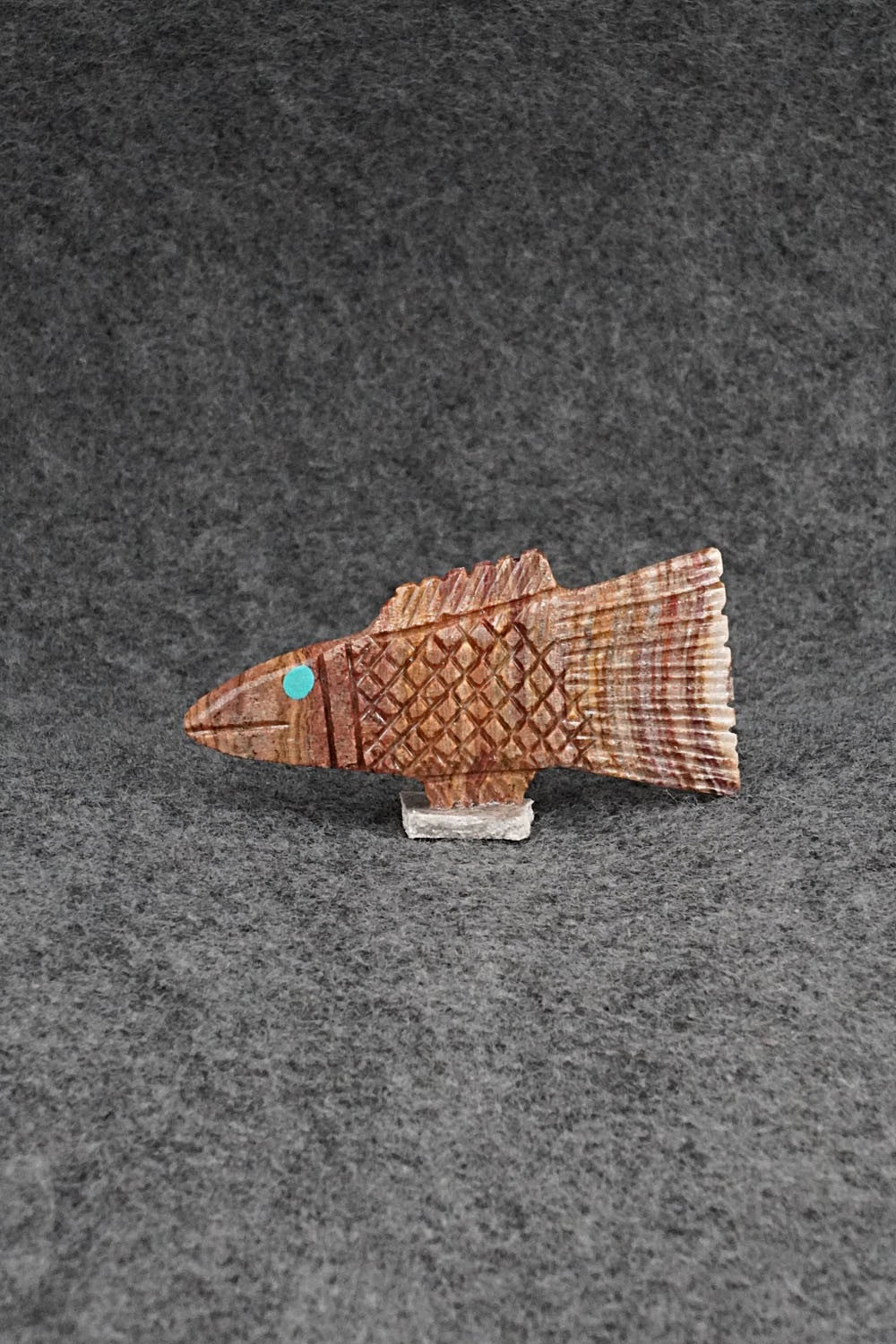 Fish Zuni Fetish Carving - Carl Etsate