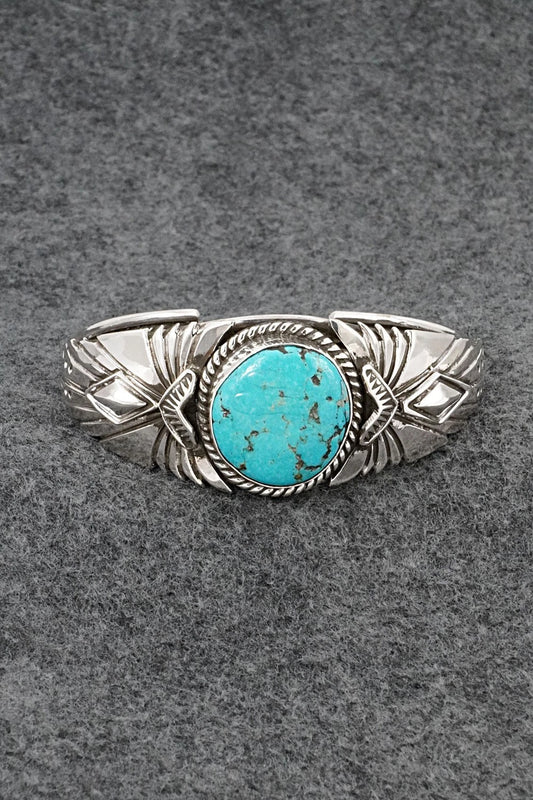 Turquoise & Sterling Silver Bracelet - Emerson Delgarito