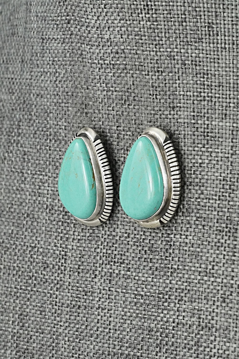 Turquoise & Sterling Silver Earrings - Thomas Francisco