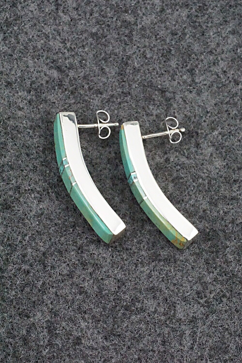 Turquoise & Sterling Silver Earrings - Marilyn Yazzie