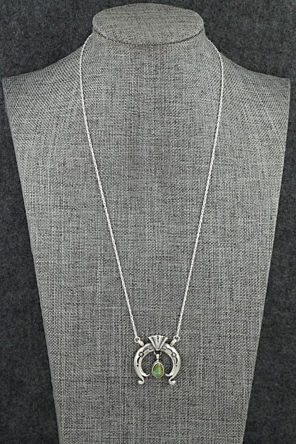 Turquoise & Sterling Silver Necklace - Gary Shorty