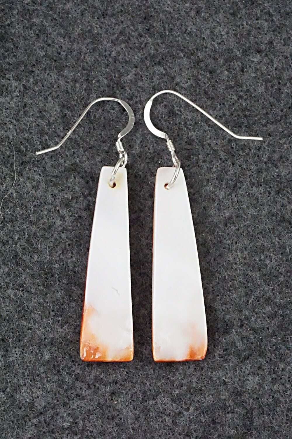 Spiny Oyster & Sterling Silver Earrings - Jesus Espino