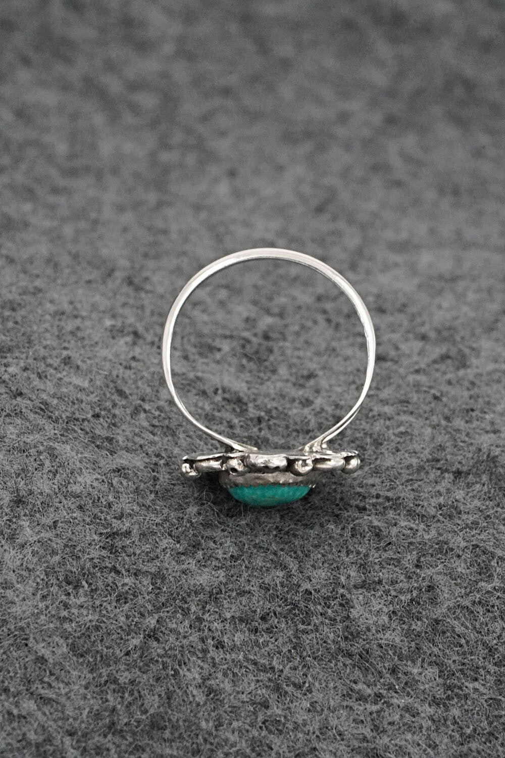 Turquoise & Sterling Silver Ring - Frieda Martinez - Size 7