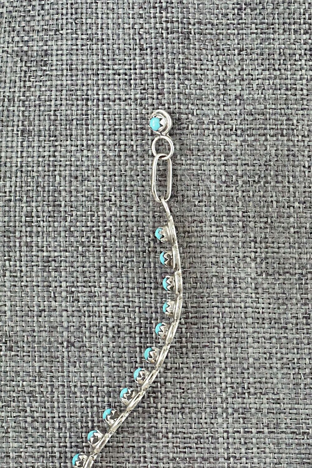 Turquoise & Sterling Silver Earrings - Henrietta Quetawki