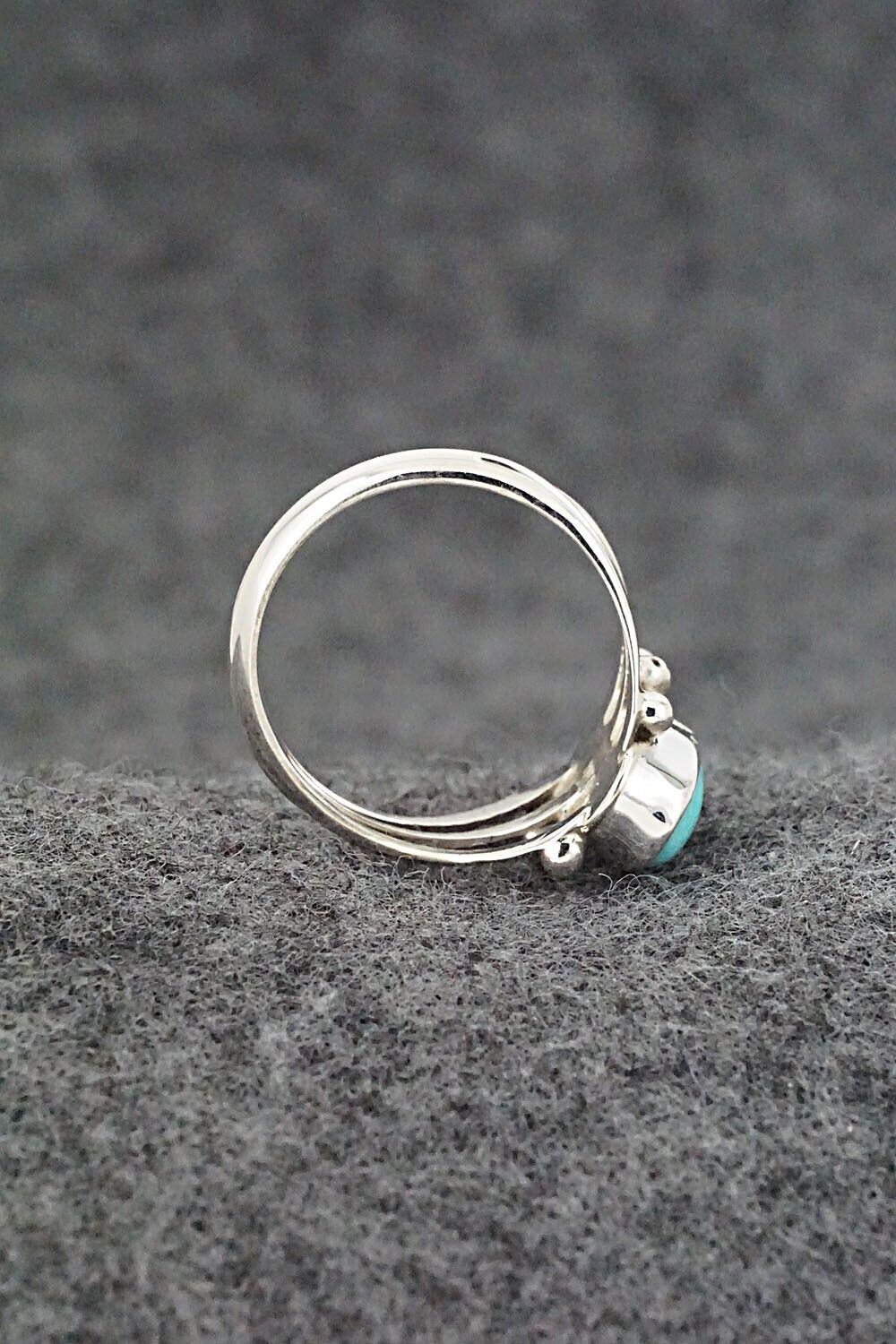 Turquoise & Sterling Silver Ring - Paige Gordon - Size 6