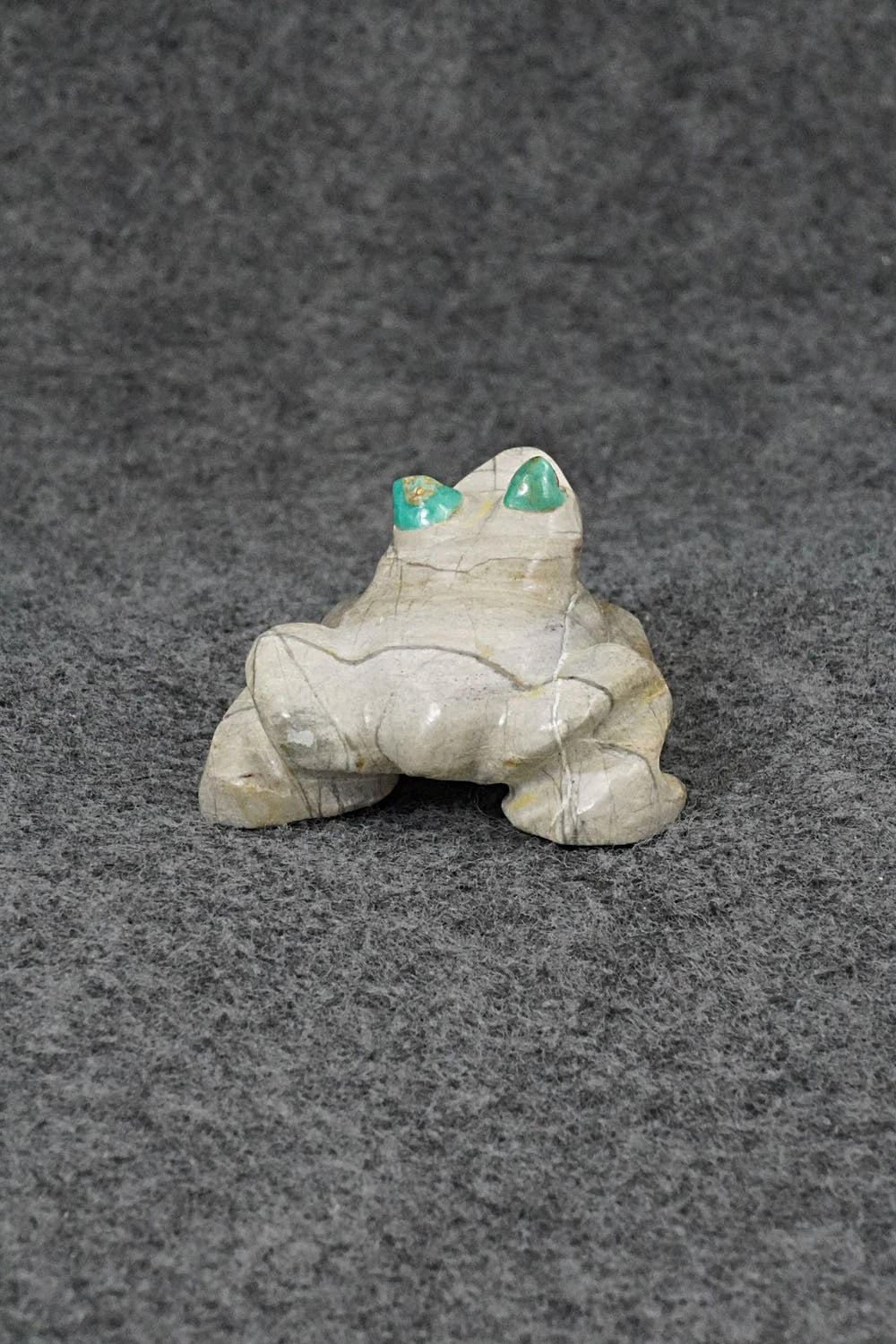 Frog Zuni Fetish Carving - Freddie Leekya