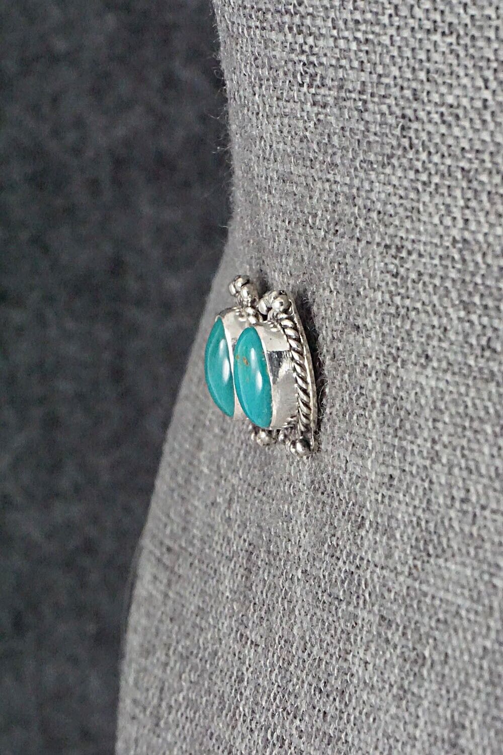 Turquoise & Sterling Silver Earrings - Jan Mariano