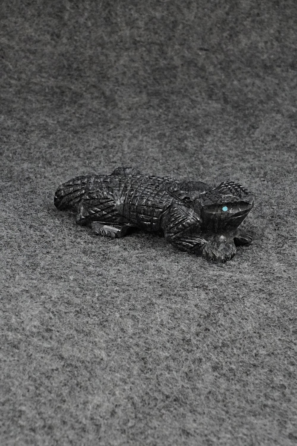 Horned Toad Zuni Fetish Carving - Tony Mackel