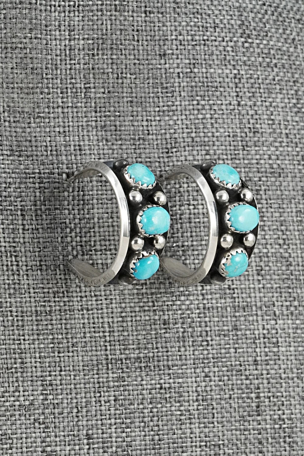 Turquoise & Sterling Silver Earrings - Paul Largo