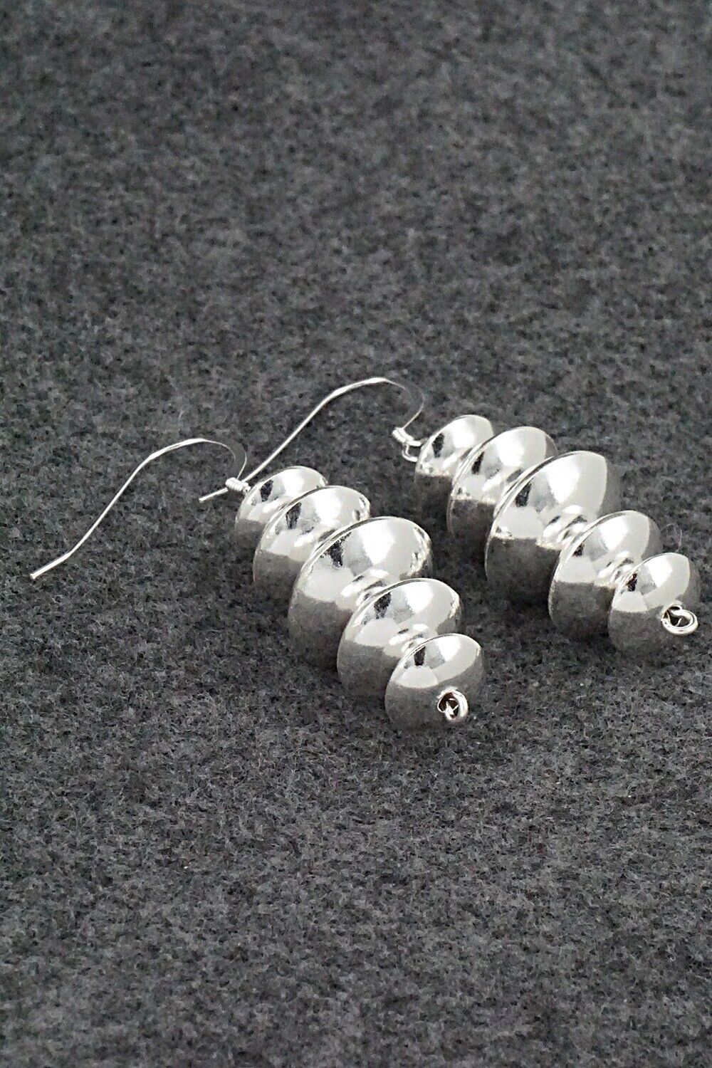 Sterling Silver Navajo Pearl Earrings - Preston Haley