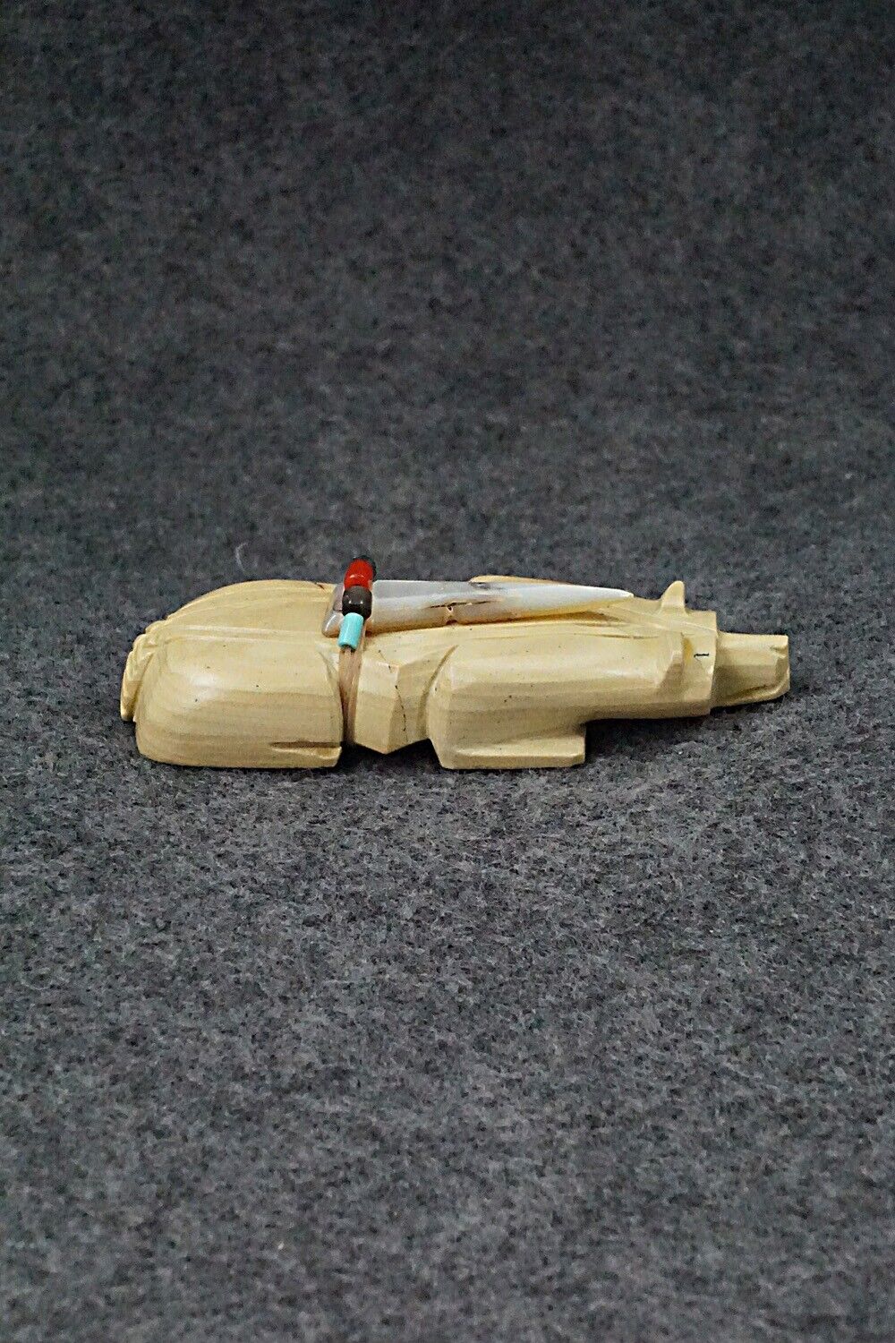 Badger Zuni Fetish Carving - Alex Tsethlikai