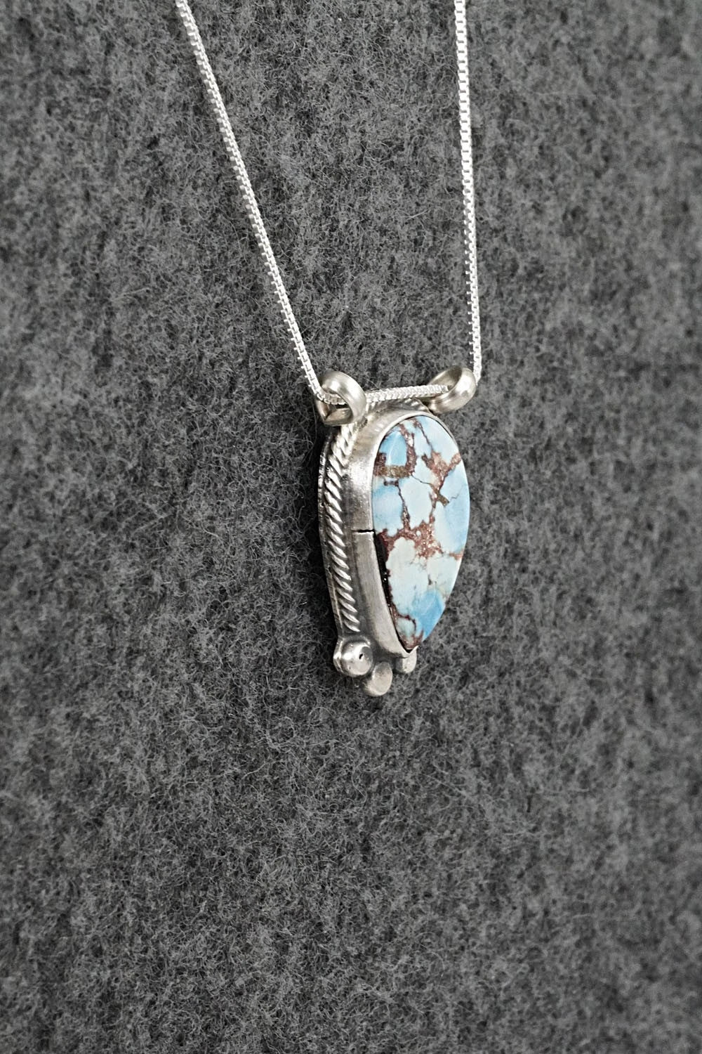 Turquoise & Sterling Silver Necklace - Sharon McCarthy