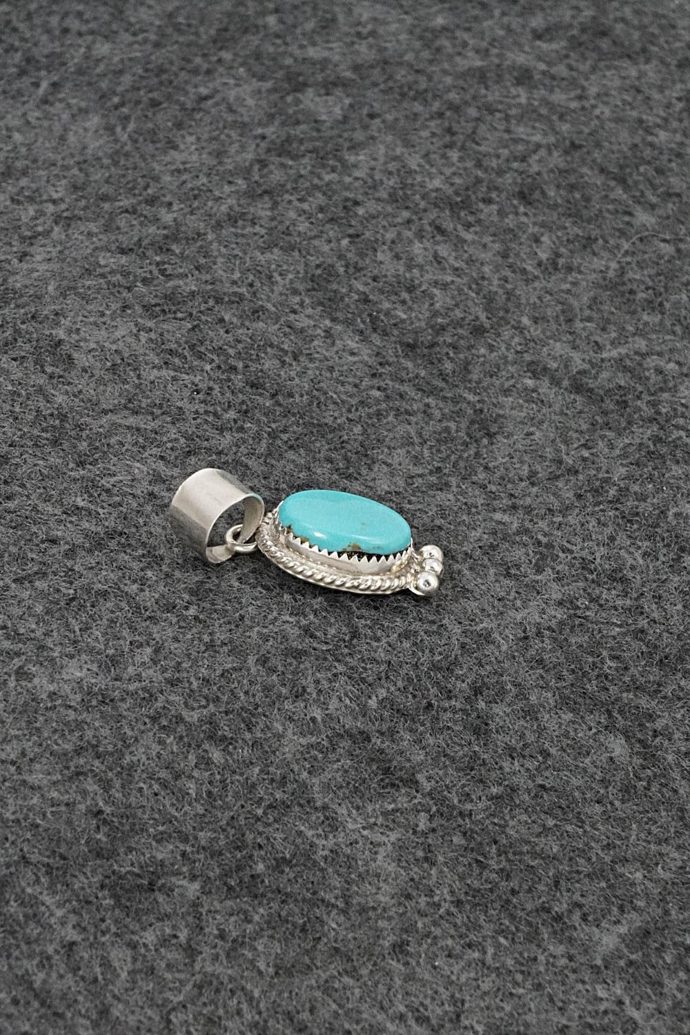 Turquoise & Sterling Silver Pendant - Byron Begay