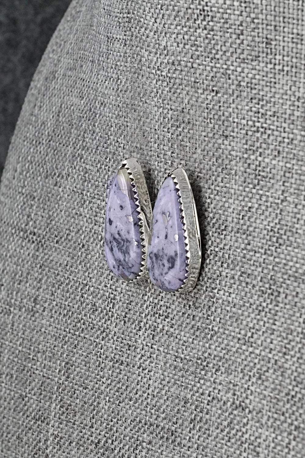 Morado & Sterling Silver Earrings - Murray Hannaweeka