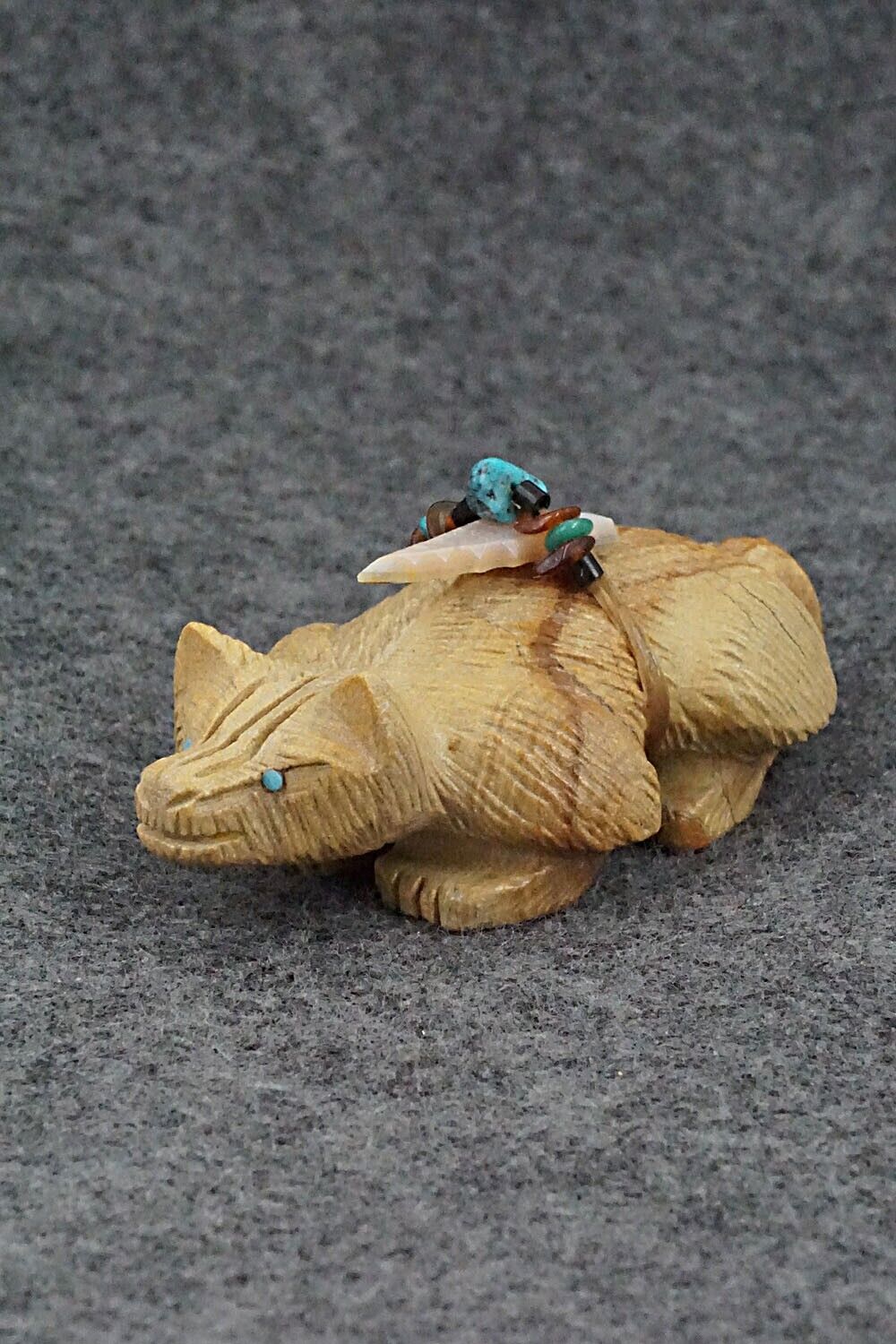 Badger Zuni Fetish Carving - Douglas Martza