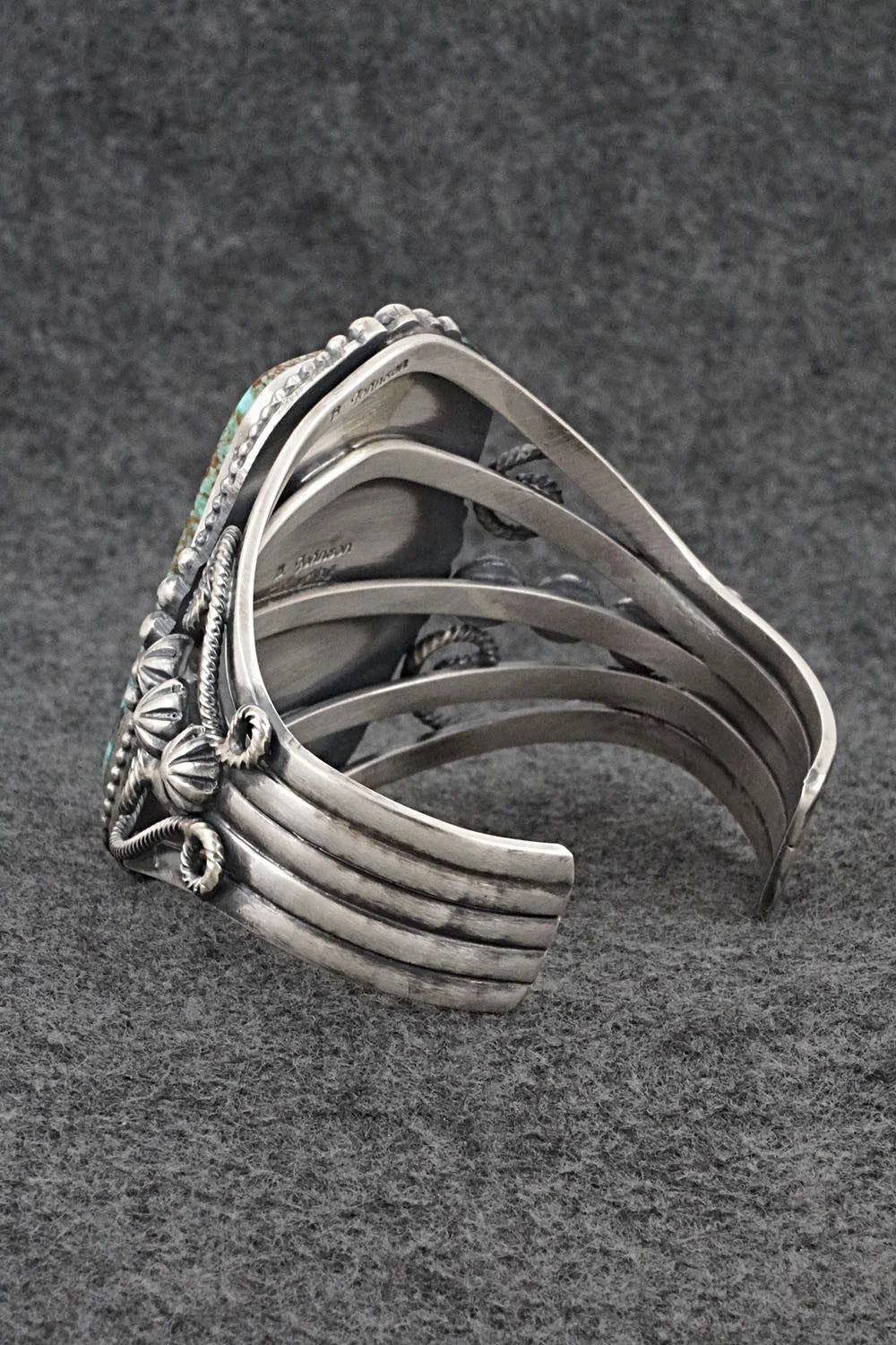 Turquoise & Sterling Silver Bracelet - Bobby Johnson