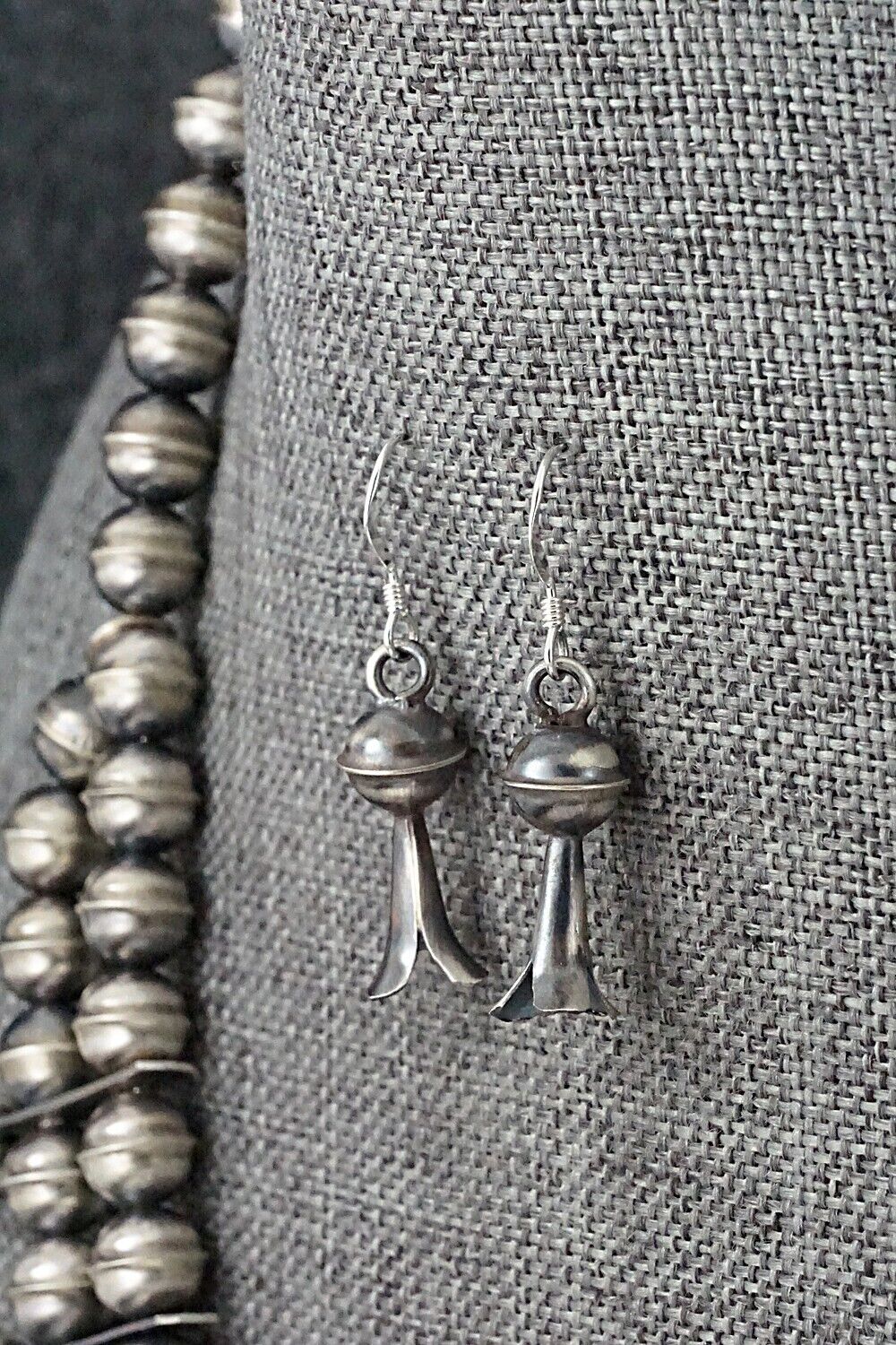 Turquoise & Sterling Silver Squash Blossom Set - Phil Garcia