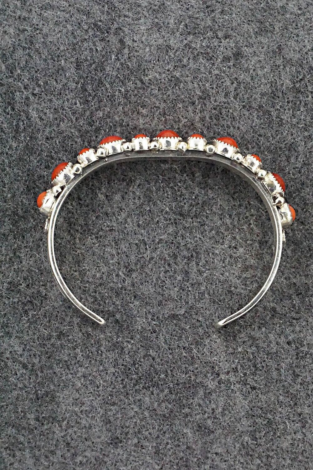 Coral & Sterling Silver Bracelet - Garrison Boyd
