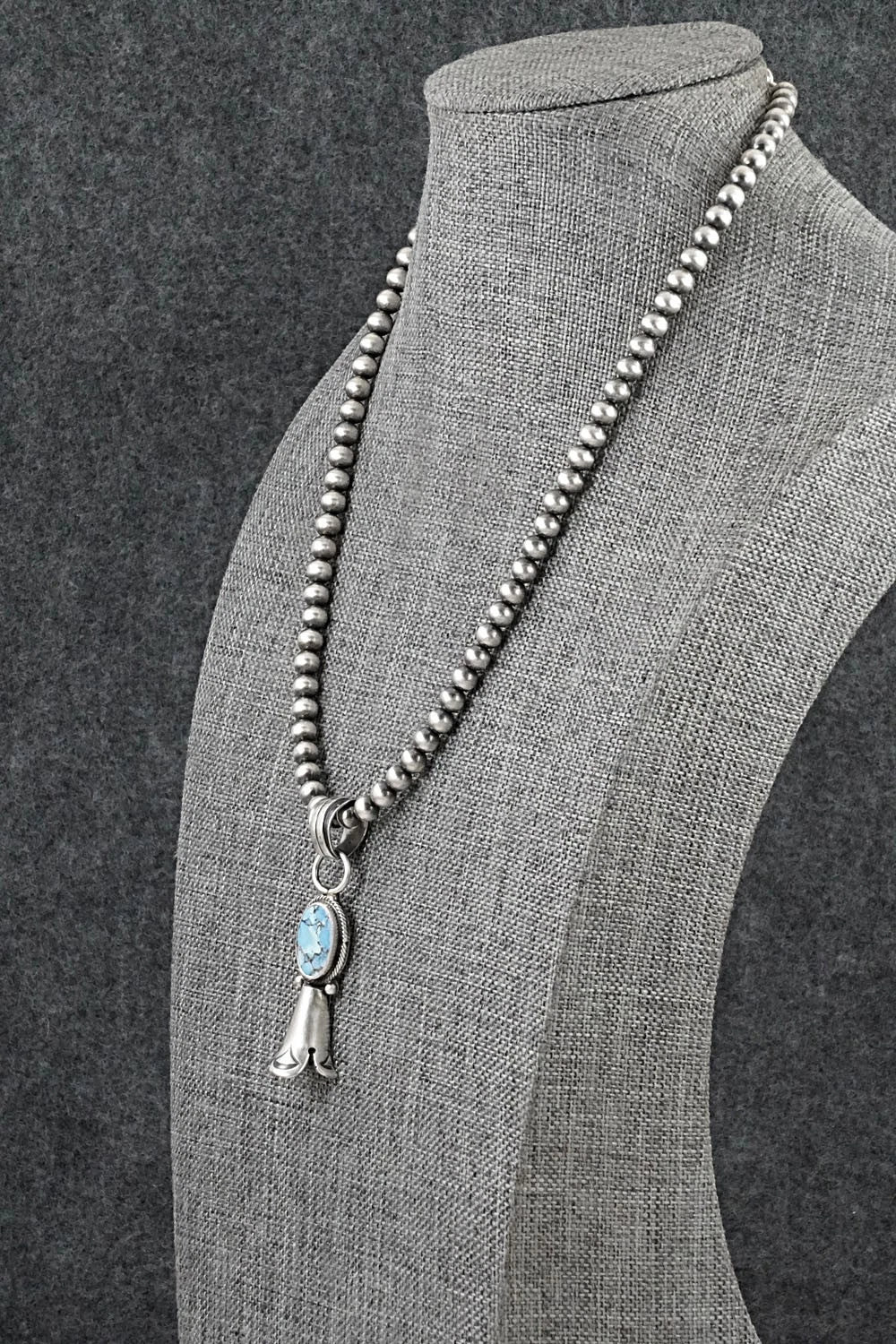 Turquoise & Sterling Silver Necklace - Sharon McCarthy