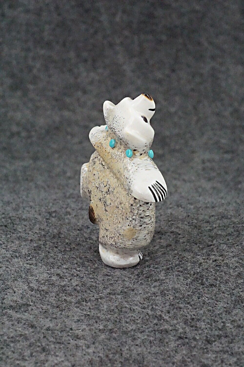 Dancing Bear Zuni Fetish Carving - Claudia Peina