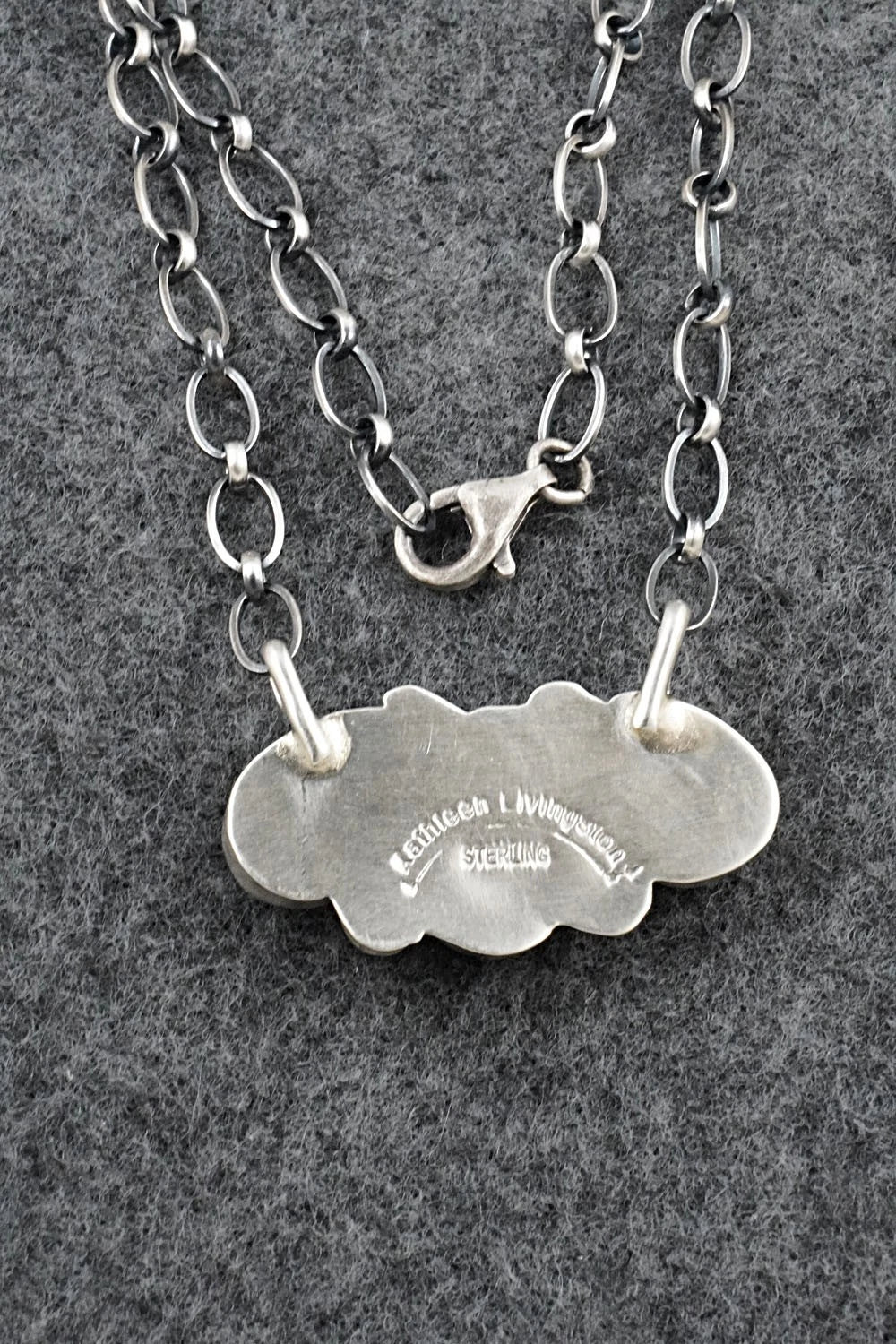Turquoise & Sterling Silver Necklace - Kathleen Livingston