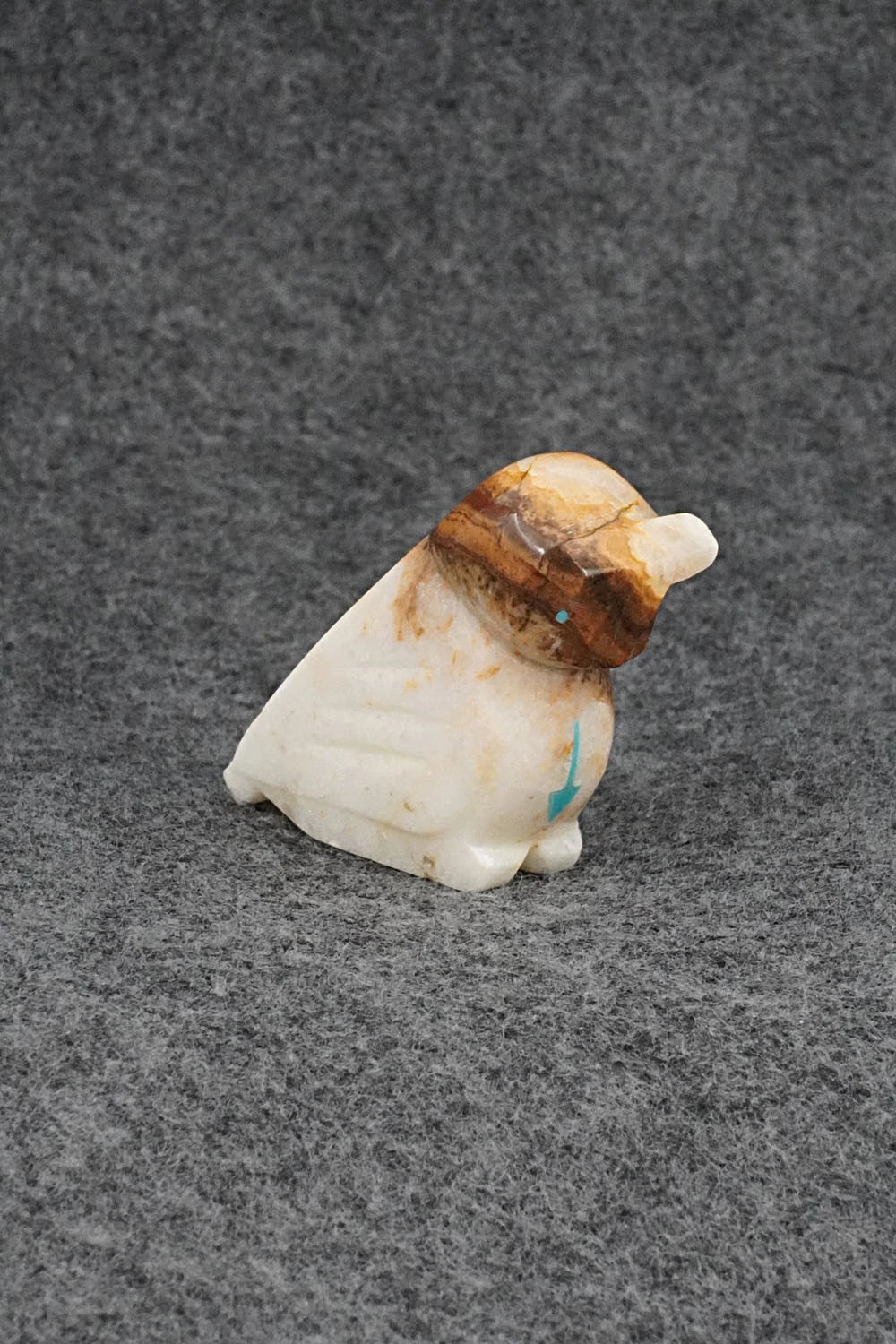 Owl Zuni Fetish Carving - Abby Panteah Quam