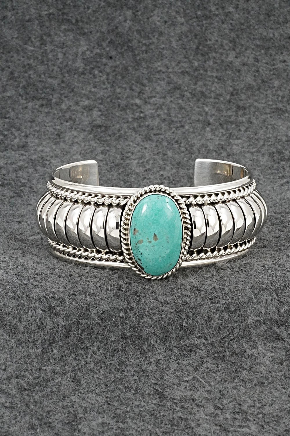 Turquoise & Sterling Silver Bracelet - Thomas Charley