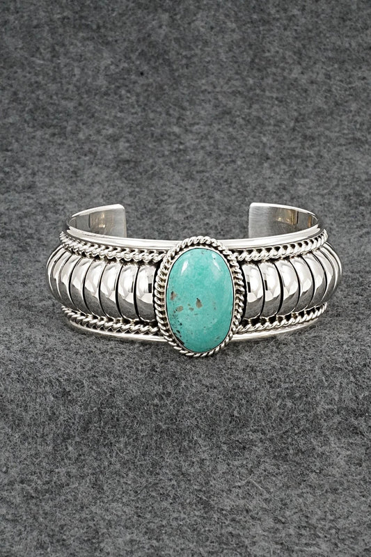 Turquoise & Sterling Silver Bracelet - Thomas Charley