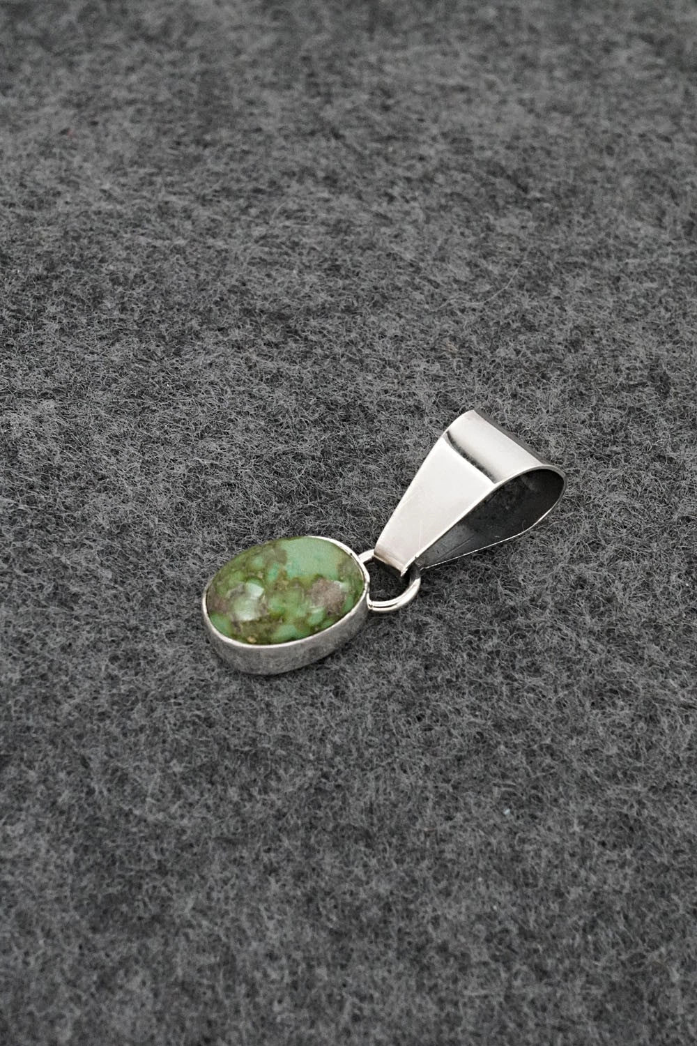 Turquoise & Sterling Silver Pendant - Rosemary Saunders