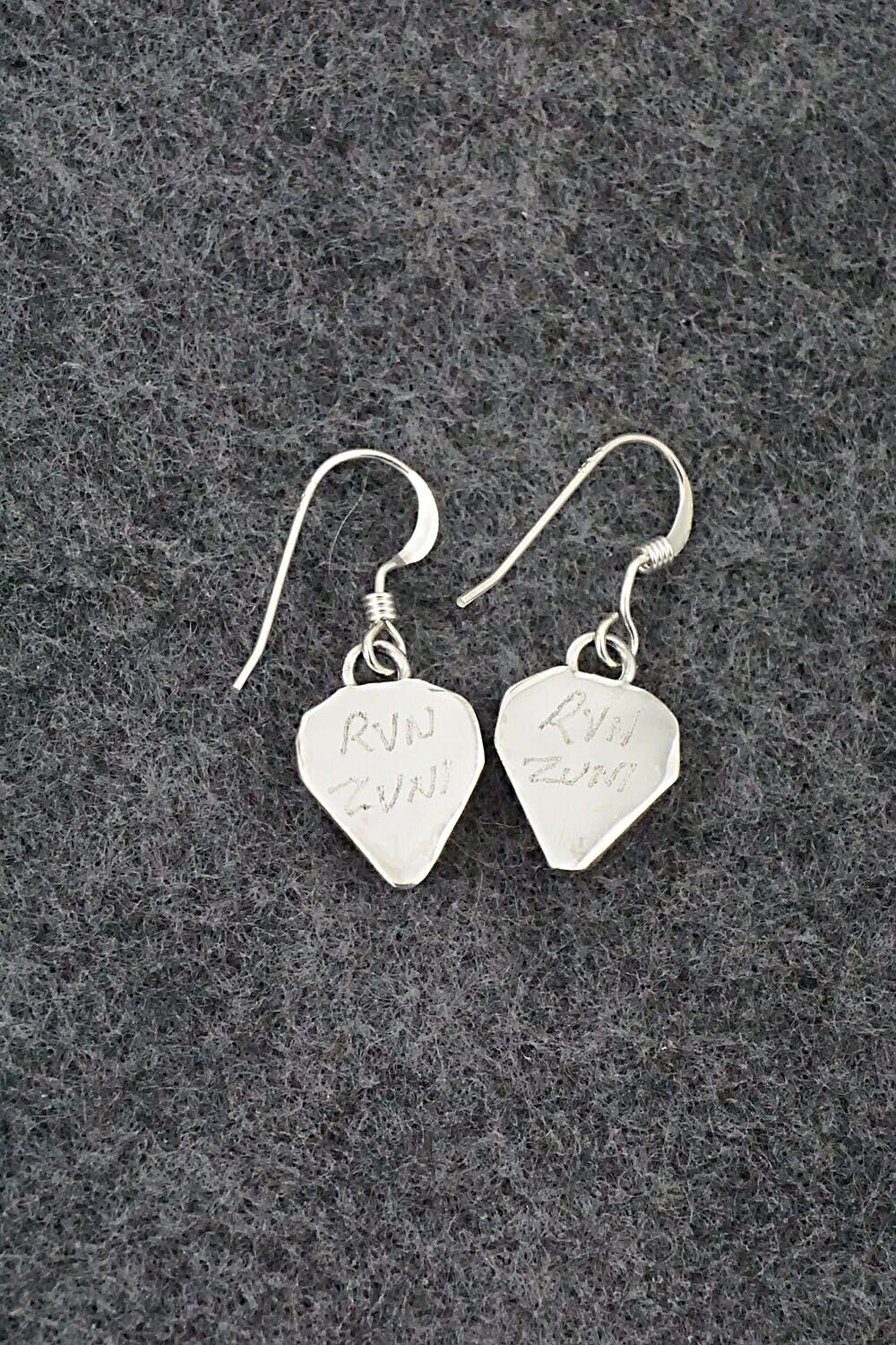Turquoise and Sterling Silver Earrings - Velda Nastacio