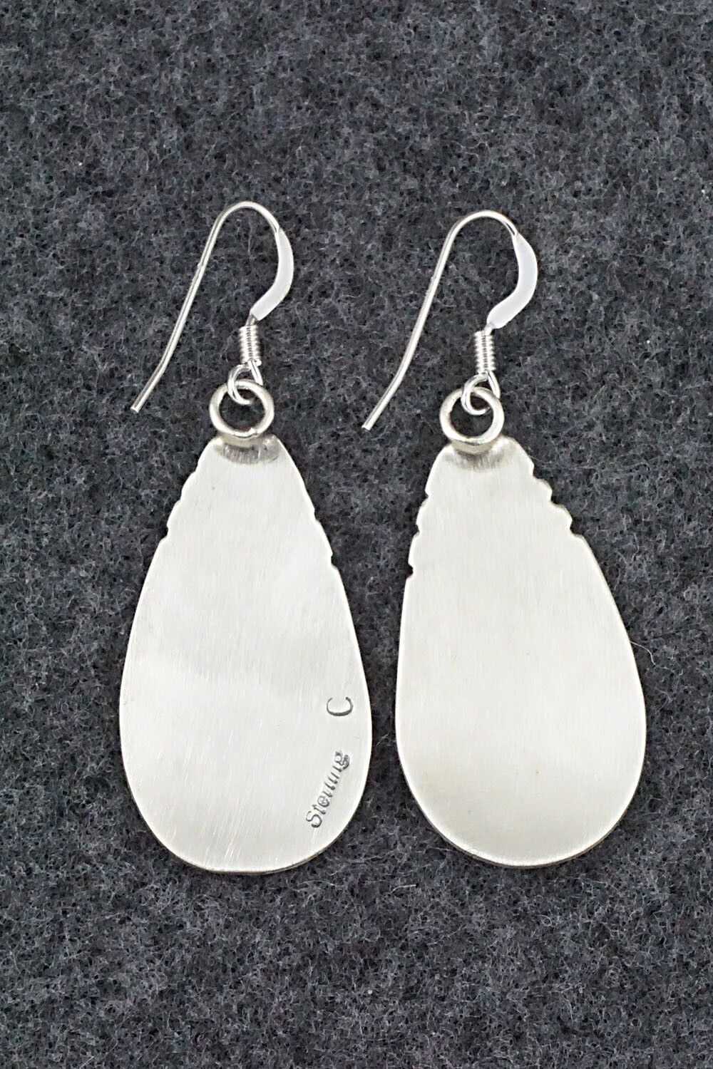 Sterling Silver Earrings - Charlie Yazzie
