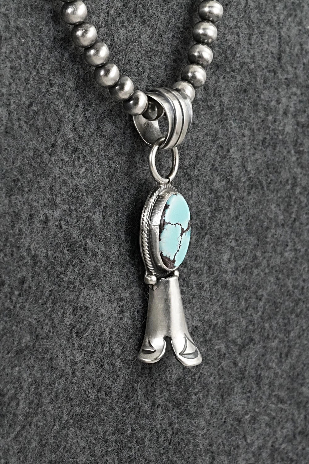 Turquoise & Sterling Silver Necklace - Sharon McCarthy