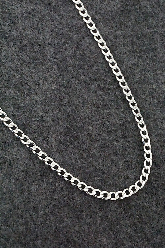 Sterling Silver Chain Necklace - Sterling Silver 16"