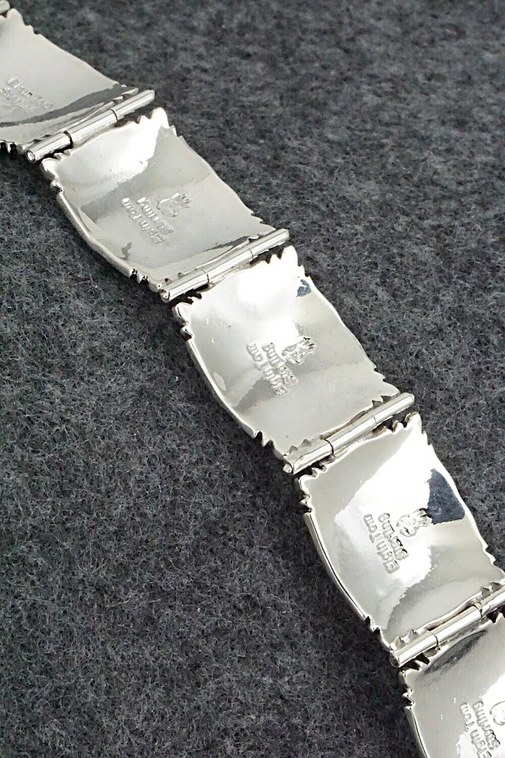 Sterling Silver Link Bracelet - Elgin Tom