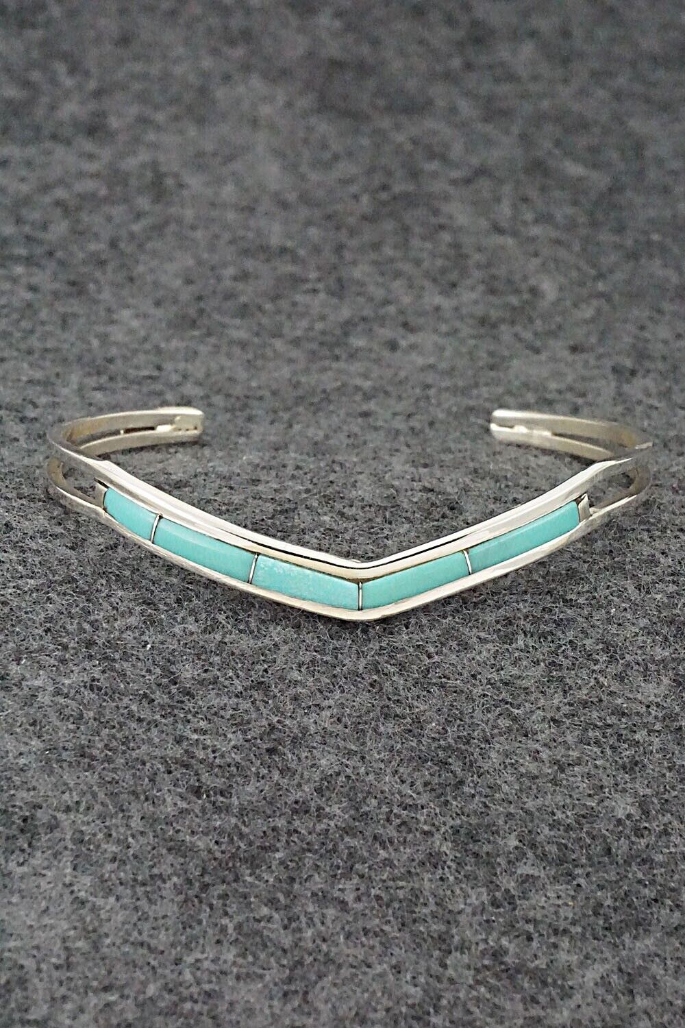 Turquoise & Sterling Silver Bracelet - Jamie Johnson