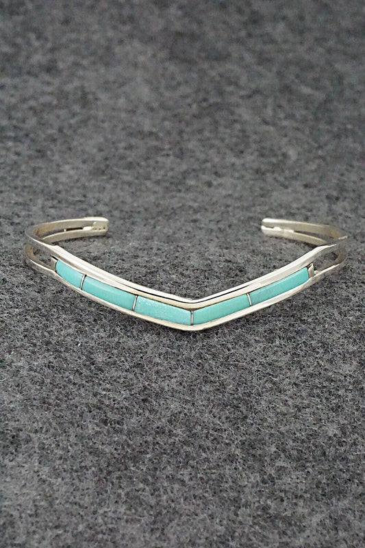 Turquoise & Sterling Silver Bracelet - Jamie Johnson